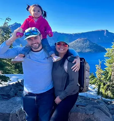Nick McKeown with his family